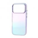 ELECOM PM-A25CHVCAPU iPhone 17 Pro/ハイブリッドケース/オーロラカラー/メタルステッカー付/ラベンダー