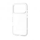 ELECOM PM-A25CHVCKMCR iPhone 17 Pro/ハイブリッドケース/メタルステッカー付/シルキークリア