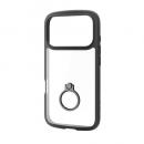 ELECOM PM-A25CTSLFCRBK iPhone 17 Pro/TOUGH SLIM LITE/フレームカラー/リング付/ブラック