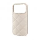 ELECOM PM-A25CUCQBE iPhone 17 Pro/ソフトケース/キルティング/ベージュ