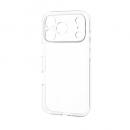 ELECOM PM-A25CUCTKCR iPhone 17 Pro/ソフトケース/極限/メタルステッカー付/クリア