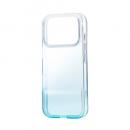 ELECOM PM-A25CUCWCBU iPhone 17 Pro/ソフトケース/グラデーションカラー/メタルステッカー付/ブルー