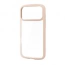 ELECOM PM-A25DTSLFCBE iPhone 17 Pro Max/TOUGH SLIM LITE/フレームカラー/メタルステッカー付/ベージュ