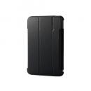 ELECOM TB-A25SWVFCBK 8.3インチiPad mini(A17 Pro)/フラップケース/薄型軽量/背面クリア/フレームカラー/ブラック