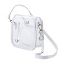 ELECOM IC-CCM12WH チェキアクセサリ/カメラケース/mini12用/カラフル/ストラップ付属/ホワイト