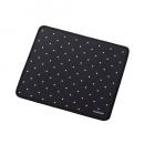ELECOM MP-LMWDBK マウスパッド/ファブリック素材/撥水加工/ドット柄/ブラック