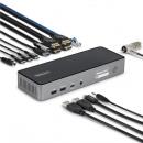 StarTech.com DK30C2DPEPRN ドッキングステーション/USB-C接続/3画面/4K60Hz HDMI + DP/140W PD/USBハブ/有線LAN