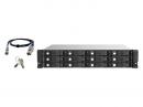 QNAP TLR1220SRS1612 TL-R1220Sep-RP ニアラインSAS 192TB (16TB x 12)