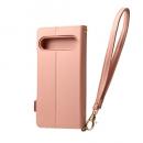 ELECOM PM-X252PLFY4PN Xperia 10 VII (SO-52F)/手帳型ケース/磁石付/耐衝撃/ハンドストラップ付/ピンク