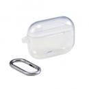 ELECOM AVA-AP07UCCR AirPods Pro 3対応ソフトケース/カラビナ付/クリア