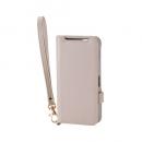 ELECOM PM-S253PLFY4GB AQUOS sense10(SH-53F・SH-M33)/sense9(SH-53E・SH-M29)手帳型ケース/磁石付/耐衝撃/ハンドストラップ付/グレージュ