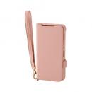 ELECOM PM-S253PLFY4PN AQUOS sense10(SH-53F・SH-M33)/sense9(SH-53E・SH-M29)手帳型ケース/磁石付/耐衝撃/ハンドストラップ付/ピンク