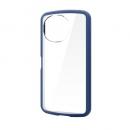 ELECOM PM-S253TSLFCNV AQUOS sense10(SH-53F・SH-M33)/sense9(SH-53E・SH-M29)TOUGH SLIM LITEケース/フレームカラー/ストラップホールシート付/ネイビー