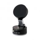 ELECOM P-DSMSCWBK スマホスタンド/マグネット吸着/ワンタッチ吸着/折り畳み/メタルプレート付属/ブラック