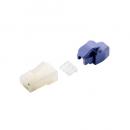 ELECOM LD-6RJ45T10/TP2 RJ45中継コネクタ/Cat6対応/単線・ヨリ線両対応/ツメ折れ防止/ロードバー・プロテクター付/10個入/ハーフクリア
