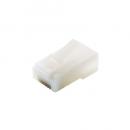 ELECOM LD-RJ45T10/T2 RJ45中継コネクタ/Cat5e対応/単線・ヨリ線両対応/ツメ折れ防止/10個入/ハーフクリア