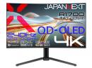 【法人様宛限定】JAPANNEXT JN-QOLC315G240U-HSC6 ゲーミング有機ELディスプレイ 31.5型/3840×2160/HDMI×2、DP×1、USB-C×1/ツートン(ブラック/シルバー)/スピーカー有/2年保証
