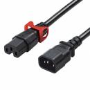 サンワサプライ APW15-C14C15LS-1 抜け防止ロック式電源コード ロックプラス（1m）