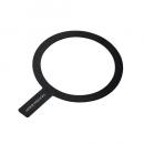 ELECOM AMS-MAGST4BK メタルリングステッカー/マグネット吸着タイプ/協力吸着/ワイヤレス充電対応iPhone用/貼り付けツール付属/ブラック