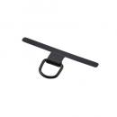 ELECOM P-STHD1SBK ストラップホールシート/ステンレス/高強度/1口タイプ/2枚入り/保護シート2枚付属/ブラック