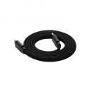 ELECOM MPA-CCTMGF10BK USB Type-C to USB Type-Cケーブル/まとまるマグネット/フラットナイロンメッシュ/USB Power Delivery対応/最大60W/1.0m/ブラック