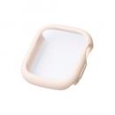 ELECOM AW-25BFCTSLBE Apple Watch 42mm/フルカバーケース/TOUGHSLIM/プレミアムガラス/高透明/ベージュ