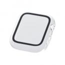 ELECOM AW-25EFCGCR Apple Watch 40mm/フルカバーケース/プレミアムガラス/高透明/クリア