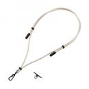 ELECOM P-STSDH1CC06WH スマホショルダーストラップ/充電ケーブルショルダー/USB Type-C/長さ調整/ステンレスストラップホールシート付属(1口タイプ×1枚)/ホワイト