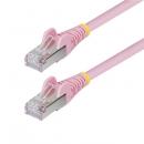 StarTech.com NLPN-10F-CAT6A-PATCH CAT6A LANケーブル/3m/ピンク/10GbE 500MHz/PoE++ 100W/S/FTP/LSZH