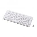 ELECOM TK-QT11MDMWH キーボード/無線2.4GHz/静音/ミニサイズ/メンブレン式/ホワイト