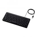 ELECOM TK-QT11MUMBK キーボード/有線/静音/ミニサイズ/メンブレン式/ブラック
