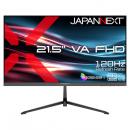 【法人様宛限定】JAPANNEXT JN-215EV120F-C6 液晶ディスプレイ 21.5型/1920×1080/HDMI×1、DP×1、USB-C×1/ブラック/スピーカー有/2年保証