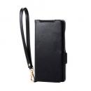 ELECOM PM-G261PLFY4BK Galaxy S26 (SC-51G)/手帳型ケース/磁石付/耐衝撃/ハンドストラップ付/ブラック