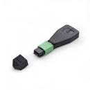 StarTech.com LOOPBACKMTPSM9125M 光ファイバーループバックプラグ/MPOシングルモード/9/125/MPO-8 オス/APC/光通信テスト用アダプター