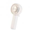 ELECOM FAN-U262WH ハンディファン/リチウムイオン電池/冷却プレート付/3段階調整/カラビナ付/ストラップ付/USB Type-C充電/ホワイト