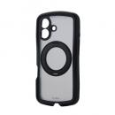 ELECOM PM-A25AGRSTKMBK iPhone 17/Grippy/フレームカラー/極限/MAGKEEPスタンド/ブラック