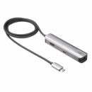 サンワサプライ USB-5TCHLP7S-1 USB Type-C スリムドッキングハブ