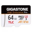 Gigastone GJMX-64GA1TLC microSDXCカード 64GB 高耐久Pro（TLCチップ採用）UHS-I U3 A1 V30スペック 最大読込95MB/s 最大書込35MB/s 5年保証 ドライブレコーダー・監視カメラ対応