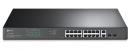 TP-LINK TL-SG1218MPE(UN) 18ポート ギガビット イージースマートスイッチ (PoE+ポート×16搭載)