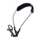 ELECOM P-STCNMBK スマートフォン用首掛けマウント/ネックストラップ型/ハンズフリー/角度調節可能/メタルプレート付属/収納用ポーチ付属/ブラック