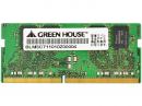 グリーンハウス GH-DNF3200-32GB ノートPC向け 3200MHz（PC4-25600）対応 260pin DDR4 Unbuffered SO-DIMM 32GB 1.2V