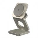ADAM elements APAADMAG3ULTM Mag 3 Ultra Titanium Qi2 25W 3-in-1 折りたたみ式ワイヤレス充電器