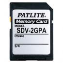 パトライト SDV-2GPA-128 SDメモリーカード 2GB（登録フレーズ数128）