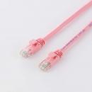 ELECOM LD-GPA/PN5 LANケーブル/CAT6A準拠/スタンダード/5m/ピンク