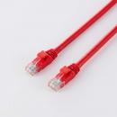 ELECOM LD-GPA/RD5 LANケーブル/CAT6A準拠/スタンダード/5m/レッド