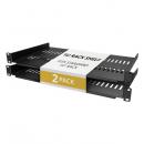 StarTech.com CABSHELFV1U-2PK サーバーラック棚板/2枚セット/1U/19インチラック対応/カンチレバー型/奥行き25cm/耐荷重 各20kg/通気口付