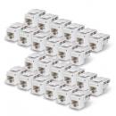 StarTech.com C6KEY110WHE24PK キーストーンジャック/Cat6対応/24個パック/RJ45 UTP仕様/90度/110パンチダウン/イーサネットLAN