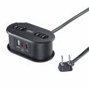 サンワサプライ TAP-MC2A1AC2BK 巻き取りコード式モバイルタップ（AC2個口・C×2・A×1・PD65W）