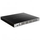 D-Link(ディーリンク) DGS-3630-28PCSI/A3 ギガビットL3スタッカブルスイッチ、PoE+対応（最大370W給電）、10/100/1000BASE-Tポート×24（SFPコンボスロット×4）、10G SFP+スロット×4、スタンダードイメージ（SI）