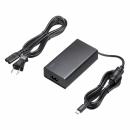 サンワサプライ ACA-PD115BK USB PD対応AC充電器（PD100W・電源コード型）